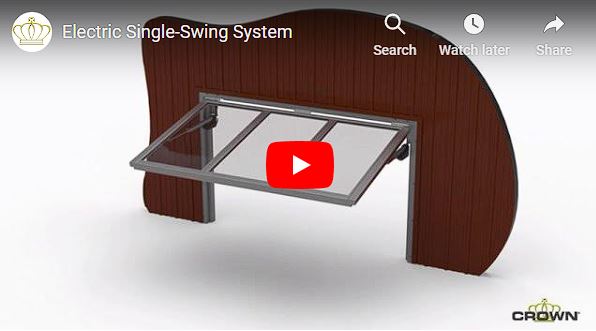 Electric single-swing system