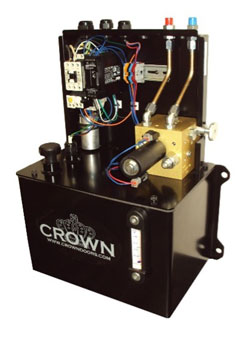 inex crown hydraulic system power unit